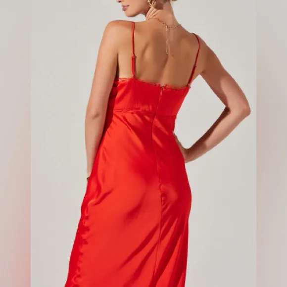 ASTR The Label Florianne Maxi Dress in Orange NWOT - Image 2