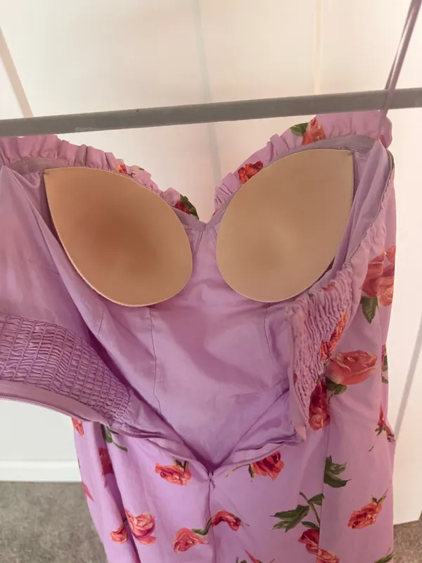 VICI Lavender Rose Floral Maxi Dress - Image 4