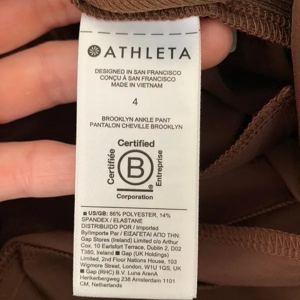 ATHLETA Brooklyn Mis Rise Ankle Pant Hearth Rose Womens Size 4 198671 - Image 13