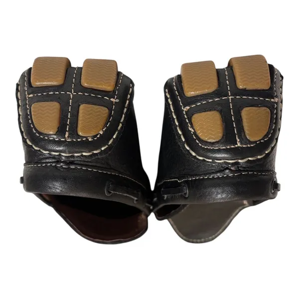 Banana Republic Black Pebbled Leather Slip-On Loafers - Image 5
