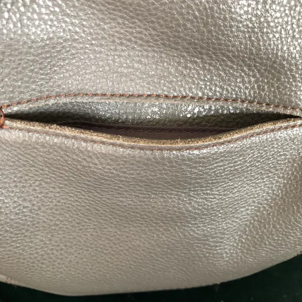 The Sak Gray Leather Shoulder Purse - Image 6