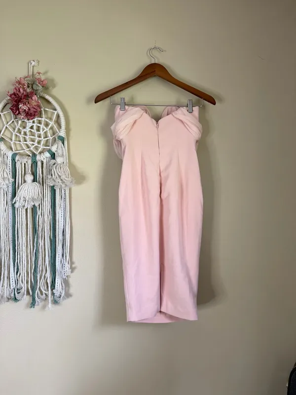 House of CB London Yolanda Dress Light Pink Size XS - Image 5