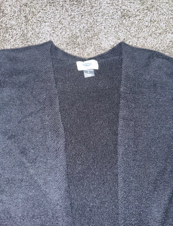 Black Long Cardigan  - Image 3