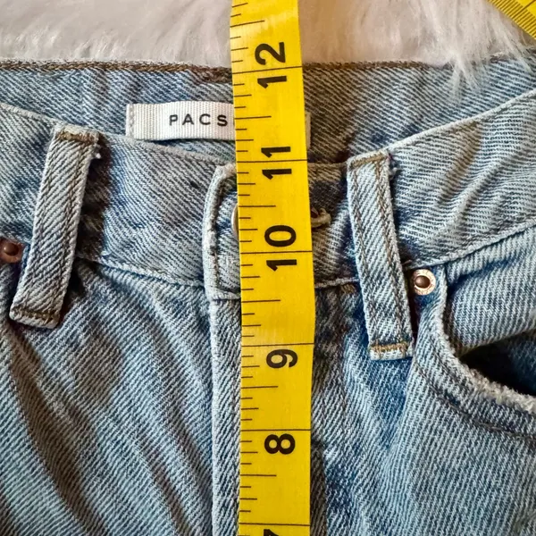 PacSun Size 24 Light Indigo High Waisted Bootcut Jeans - Image 10