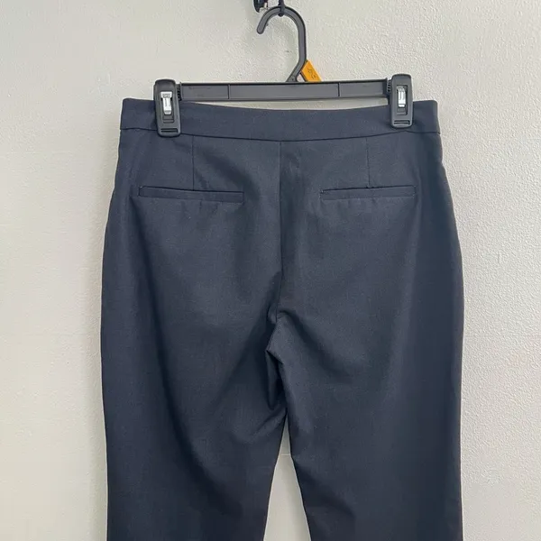 ZARA Ankle Pants Tapered Size 2 Stretch Dress Pants charcoal black NWOT - Image 6