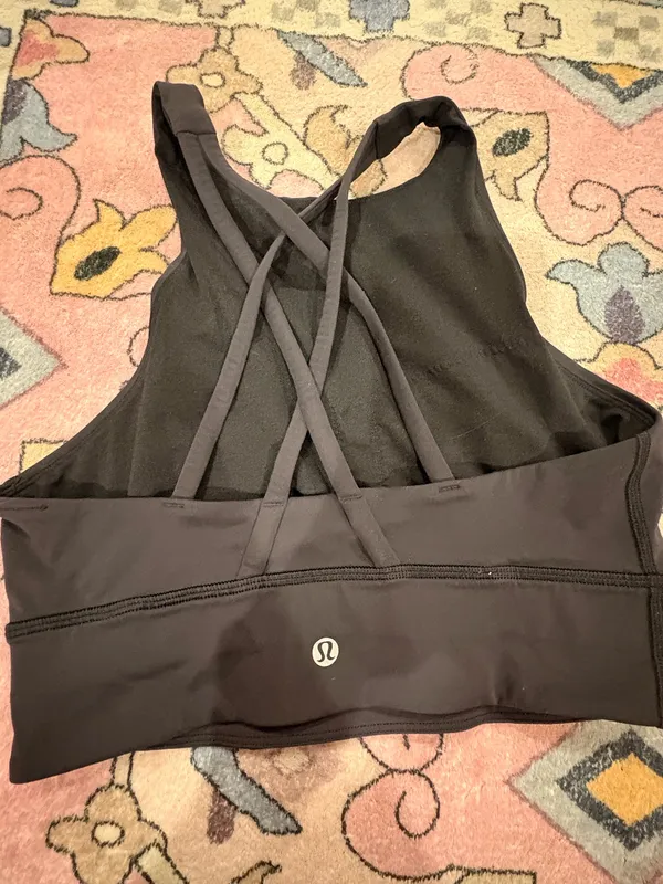 Lululemon Sports Bra Black 6 Women’s - Image 2