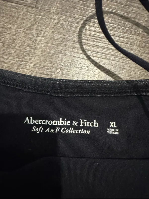 Abercrombie & Fitch Black Faux-Leather Bodysuit with Spaghetti Straps - Image 2