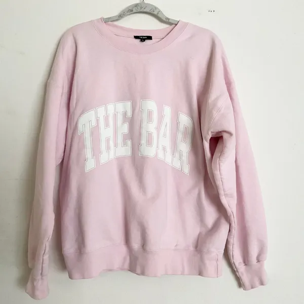 The Bar Varsity Sweatshirt Blush L - Image 2