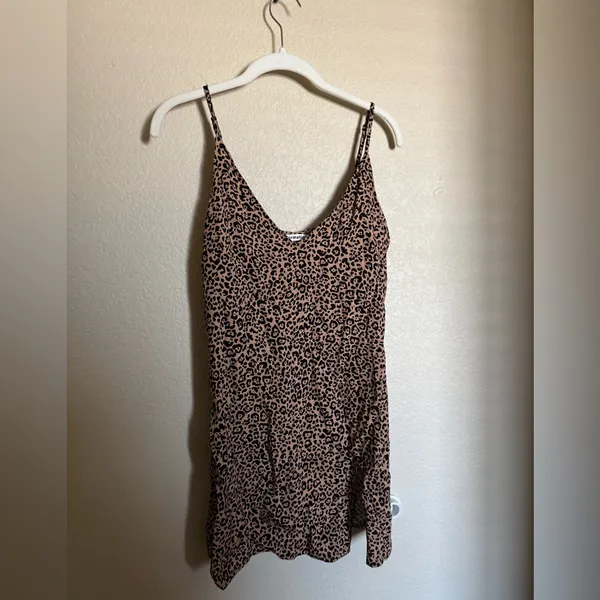 Reformation Marlow Dress Size Extra Small in Bengal Animal Print Mini Slip‎ - Image 4