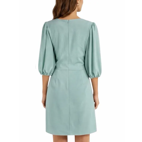 Amanda Uprichard Alida Waist Tie Mini Dress Waist Tie Sage Green Size S - Image 2