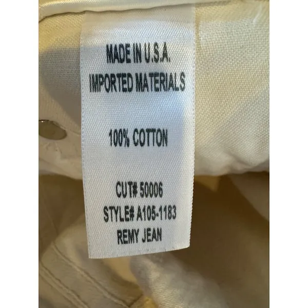 Agolde Jeans Women 26 Winter White Paper Wash Remy High Rise Crop‎ Straight Leg - Image 9