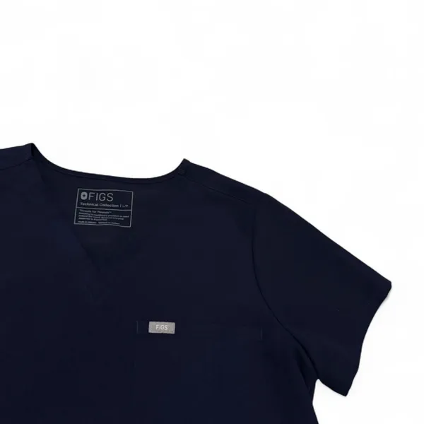 Figs navy blue Women’s Zamora Joggers Catarina Top scrub - Image 3