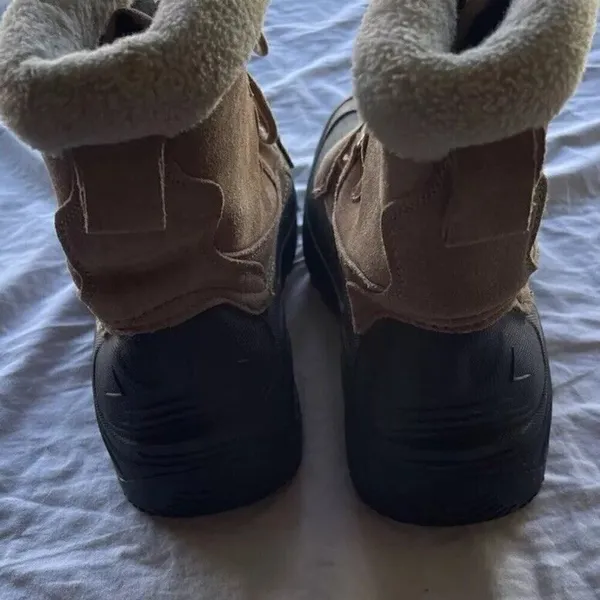 Itasca Women's size 9 Fur Top Winter Snow Rain Thinsulate Waterproof Brown Boots - Image 15