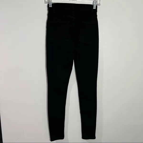 Reformation Harper Ultra High Rise Skinny Jeans‎ Black Size 24 Minimalist Casual - Image 6