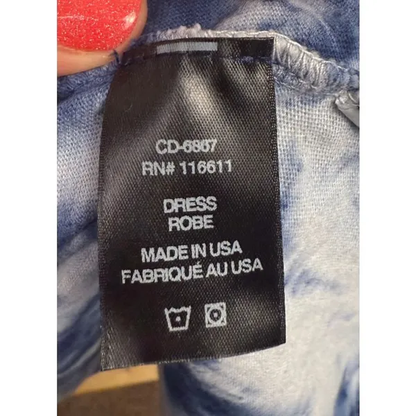 NWT Anthropologie Amadi Strapless Tie Dye Maxi Dress Whimsy Tiered Size‎ Large - Image 7