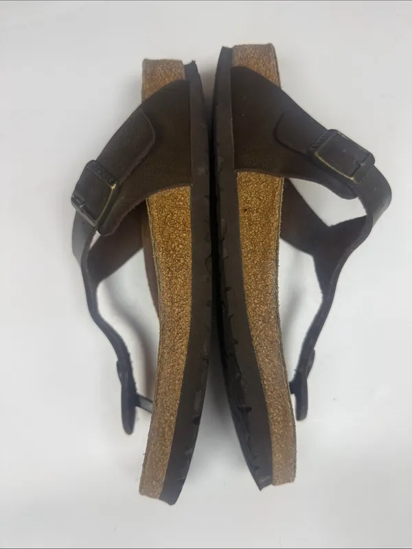 BIRKENSTOCK Women’s Gizeh Brown Thong Sandal S-574 Sz 8-8.5 Regular Width - Image 3
