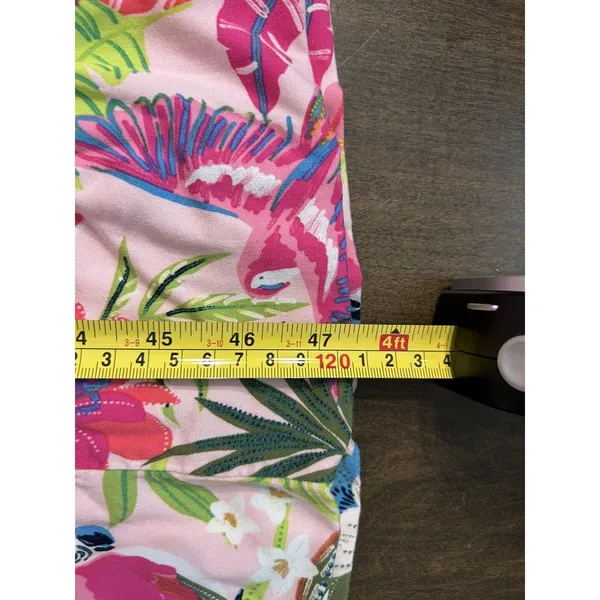 Crown & Ivy Multicolor Floral Tropical Dress Coastal Cruise Beach Modest Large - Image 8