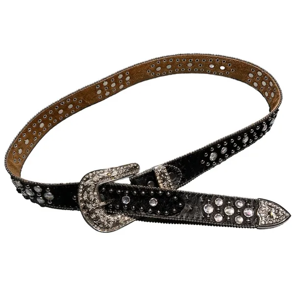 Blazin Roxx Barrel Racing RHINESTONE Western Bling‎ Belt - SZ Large D8 - Image 2