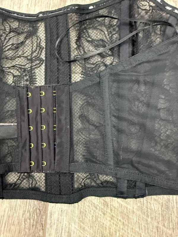 Victoria's Secret Black Lace Bustier Bra Top - Image 8