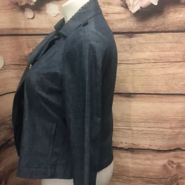Jones New York double breasted cropped jkt - Image 6