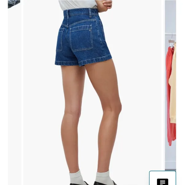 Madewell High-Rise Sailor Shorts Curvy Denim - Image 2