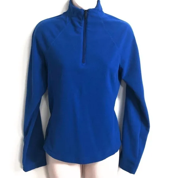 Ralph Lauren fleece blue 1/4 zip pull… - Image 2
