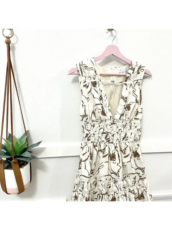 All About May Through the Trees Maxi Dress White Size US 6 - Image 3