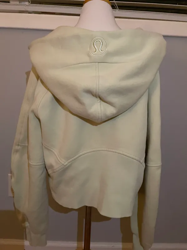 Lululemon Mint Green Hooded Quarter Zip Scuba - Image 2
