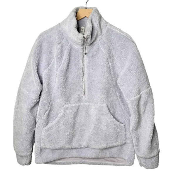 Lululemon Scuba Oversized Fleece Funnel Neck Half Zip Lilac Purple Size XS/S - Image 2