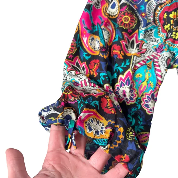 Johnny Was Multicolor Paisley Maxi Dress - Image 7