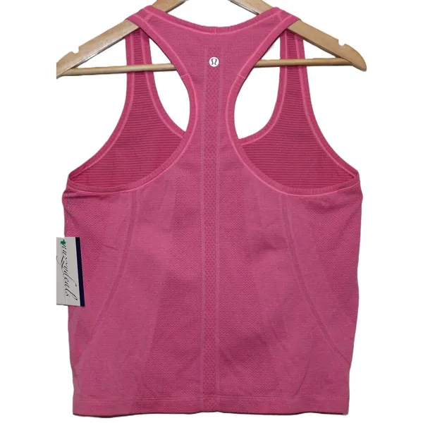 Womens Lululemon Swiftly Tech Tank Top Pink Heather Racerback Tank Top Size 6 - Image 2