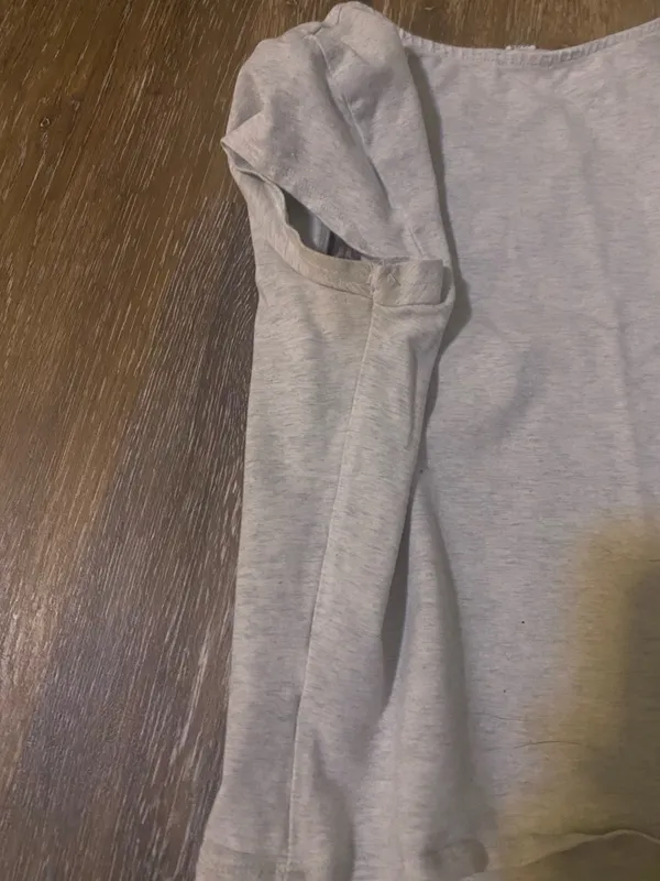 Garage gray square neck top  - Image 3