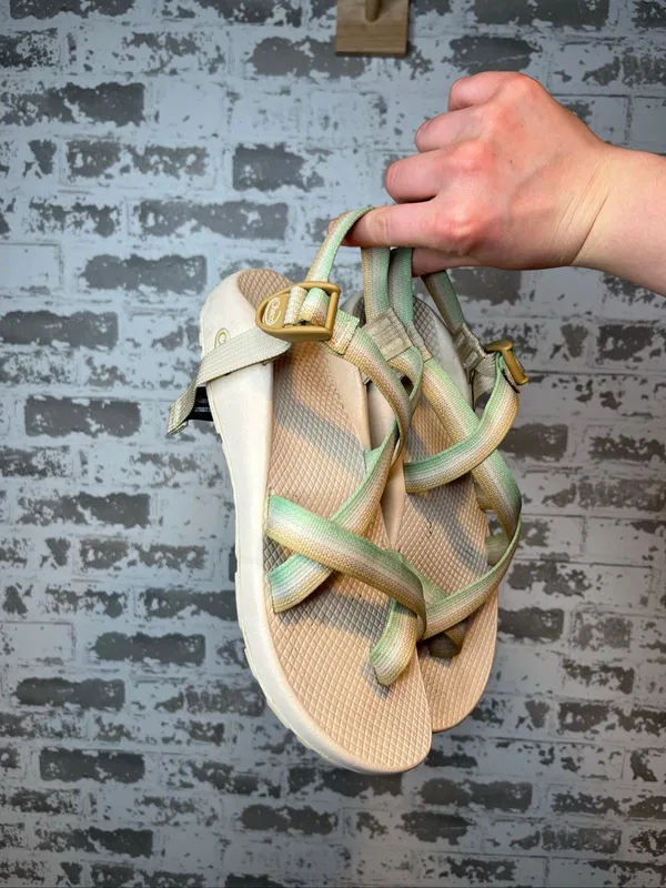 Chaco | women cream rubber sol strappy sandals - Image 7