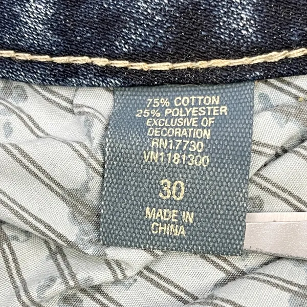 Converse One Star Trinity Boot Jeans Women 30 Low‎ Rise Y2K Indie Grunge Western - Image 12