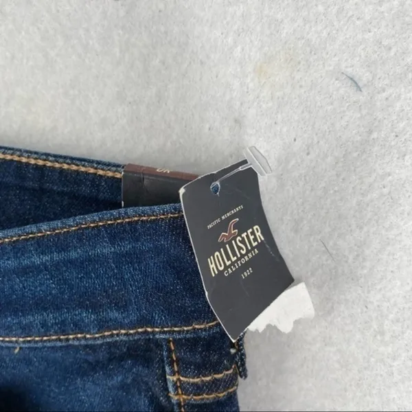 Hollister Stretch Dark Wash Denim Skinny‎ Jean - Image 5