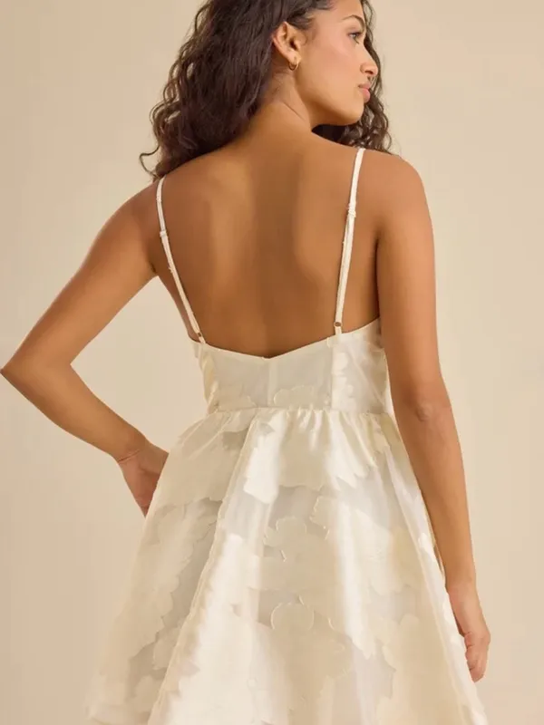 Altar'd State Novalee Satin Mini Dress - Image 6