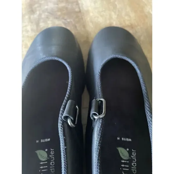 Tommy Hilfiger Black Leather Mary Jane Flats Women’s US 8.5M - Image 7
