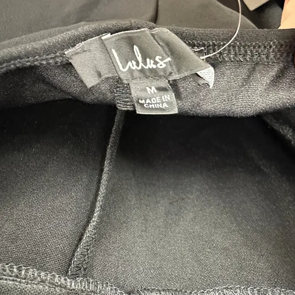 Lulus Thinking Out Loud Black Backless Jumpsuit Formal Cocktail Party Medium NWT - Image 9