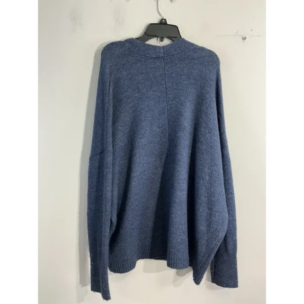 Womans Old Navy Medium Blue Long Sleeve Open Front Cardigan Sweater - Image 2