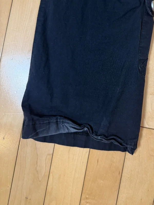 PACSUN black utility cargo pants multiple button pockets, zipper accents Size XS - Image 8