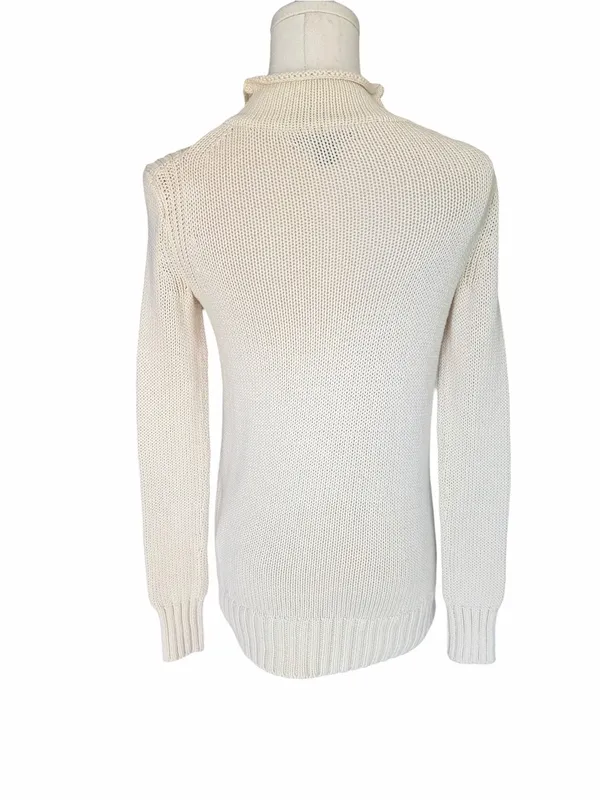 J.Crew - Always 1988 Vintage Style Oversized Rollneck Sweater Sz S - Image 4