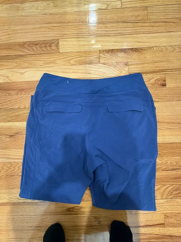 Athleta High-Rise Jogger Pants with Zip Pockets - Blue - Image 3