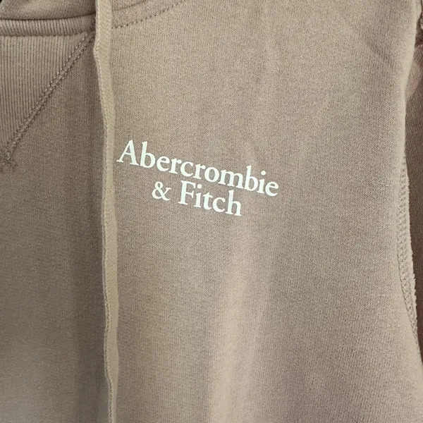 abercrombie fitch hoodie women xsmall XS Dusty Rose pink logo. - Image 2