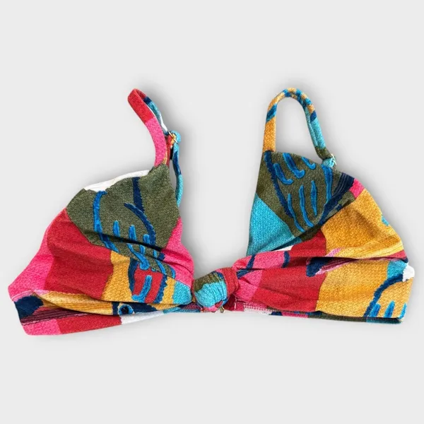 NEW Farm Rio Toucan Bikini Top Size Large - Image 5