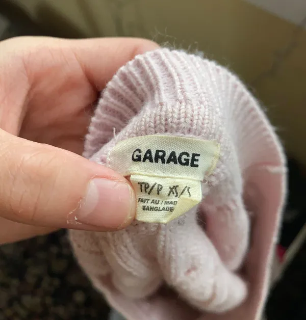 Garage cropped sweater - Image 5