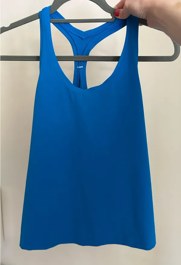 Lululemon Cool Racerback Short Tank Top *Nulu Poolside Size 8 - Image 3