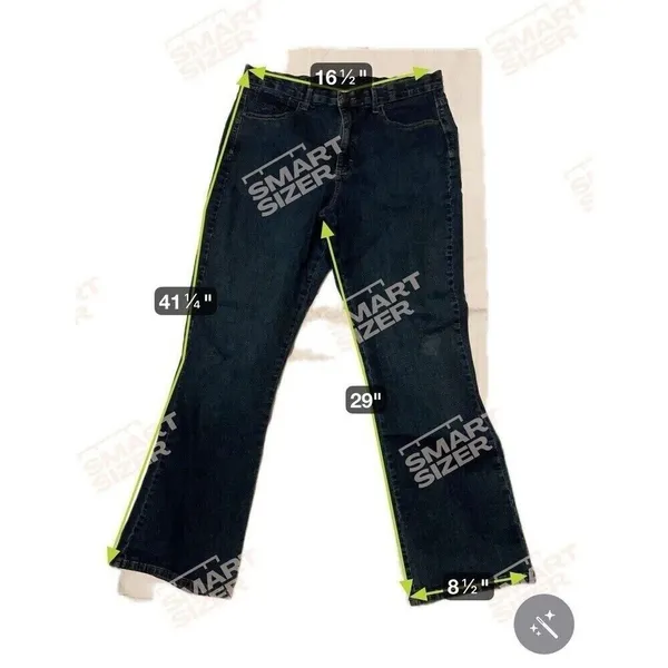 Lee Comfort Waistband Bootcut Women's size 33x29 33w Blue Jean‎ - Image 3