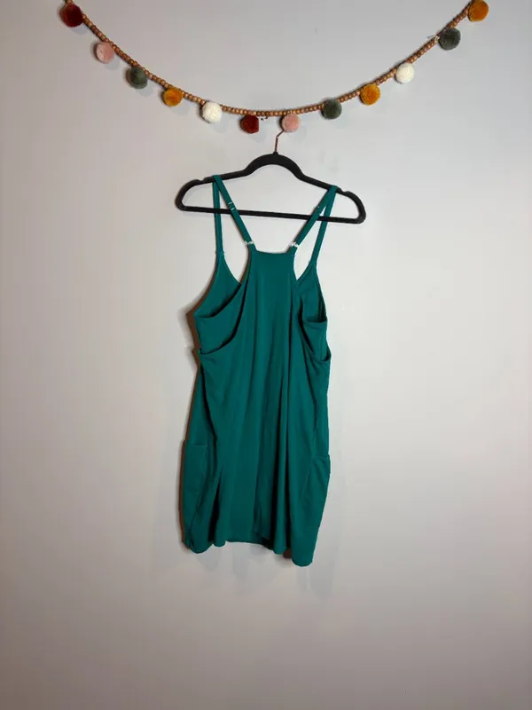 Amazon teal skort romper dress - Image 4