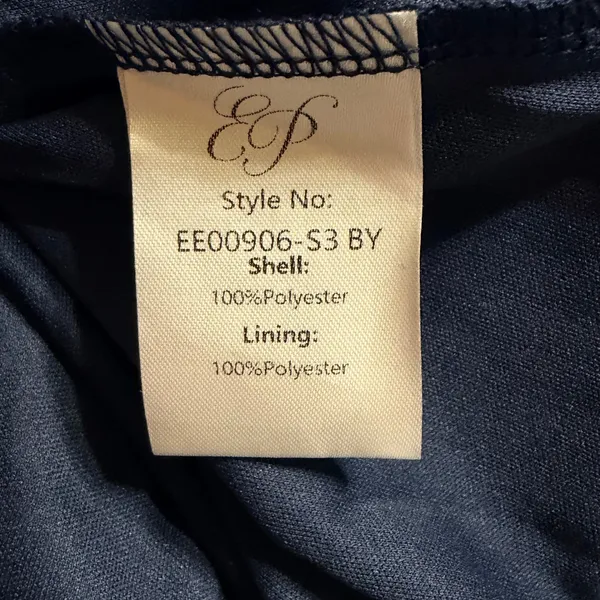 Ever-Pretty Navy Blue Sequin Embroidery Tulle Cocktail Dress 2XL US 20 EE00906 - Image 7