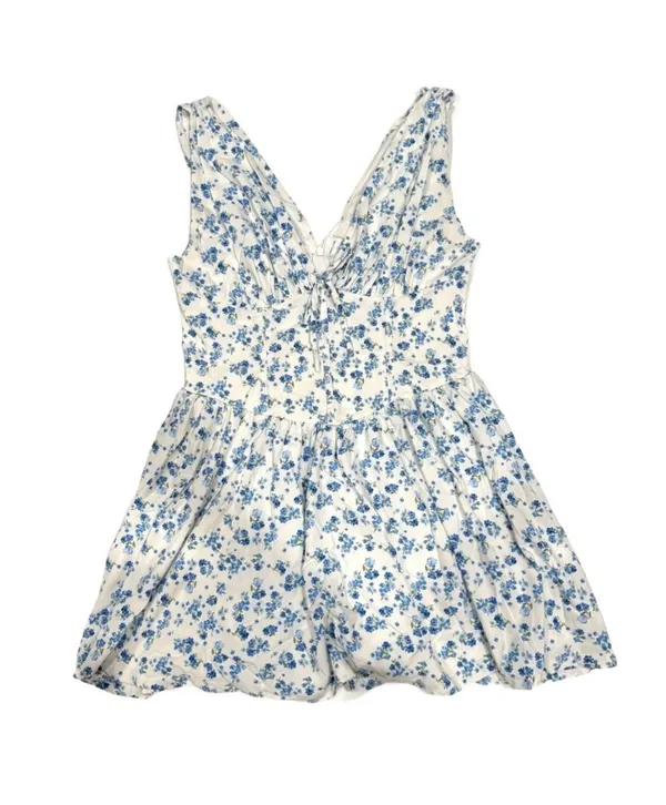 Blashe Blue Floral Corset Mini Dress - Image 2